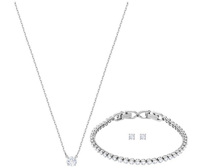 Swarovski Attract Emily Set White in Rhodium