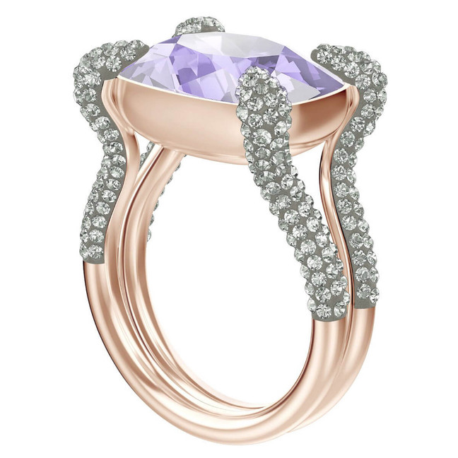 Swarovski Make-Up Cocktail Ring, Rose Gold