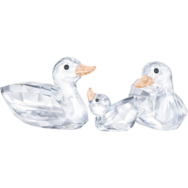 Swarovski Ducks Family (Set of 3) Crystal Figurines