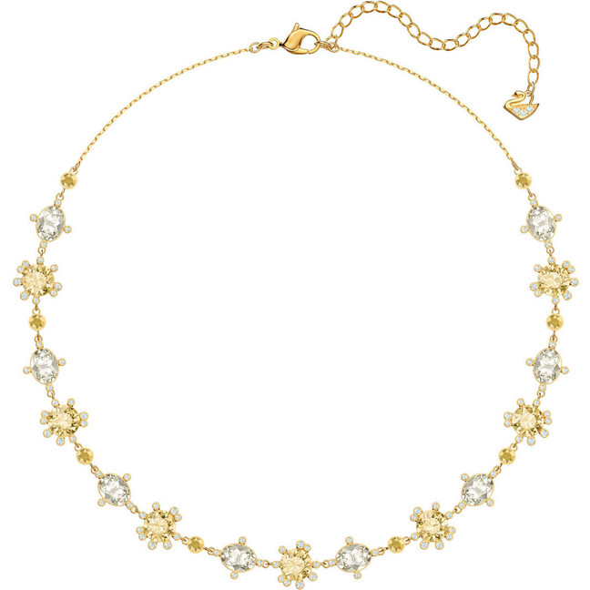 Swarovski Olive Collection All Around Gold Necklace