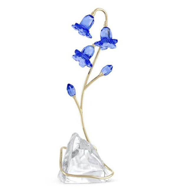 Swarovski Florere Blue Crystals Bellflower Crystal Figurine