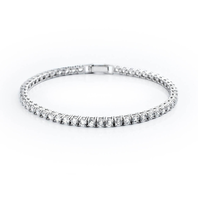 CLASSIC ROUND STONE TENNIS BRACELET CTTW: 5.2 CTTW