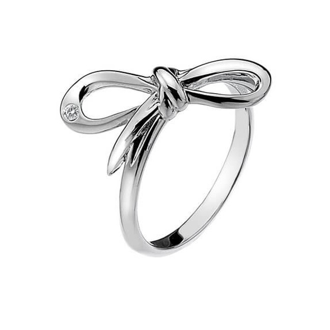 Hot Diamonds Flourish Bow Silver Ring