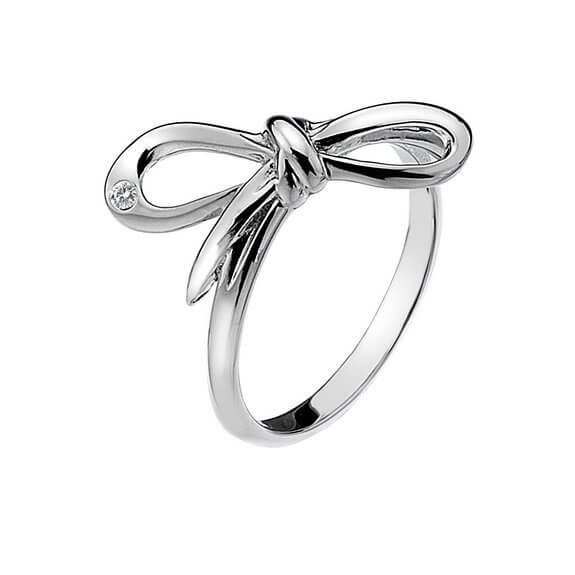 Hot Diamonds Orecchini Pendenti Trio In Argento 925 Con Oro Rosa E Diamanti - DE645
