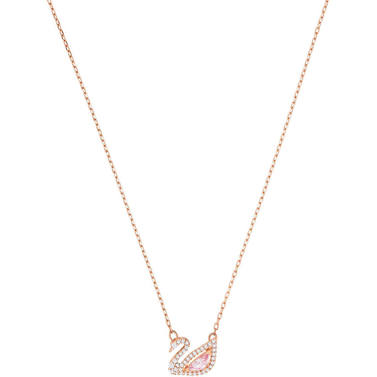 Swarovski Dazzling Swan necklace, Swan, Pink, Rose gold-tone plated by  SWAROVSKI | Mall of America®