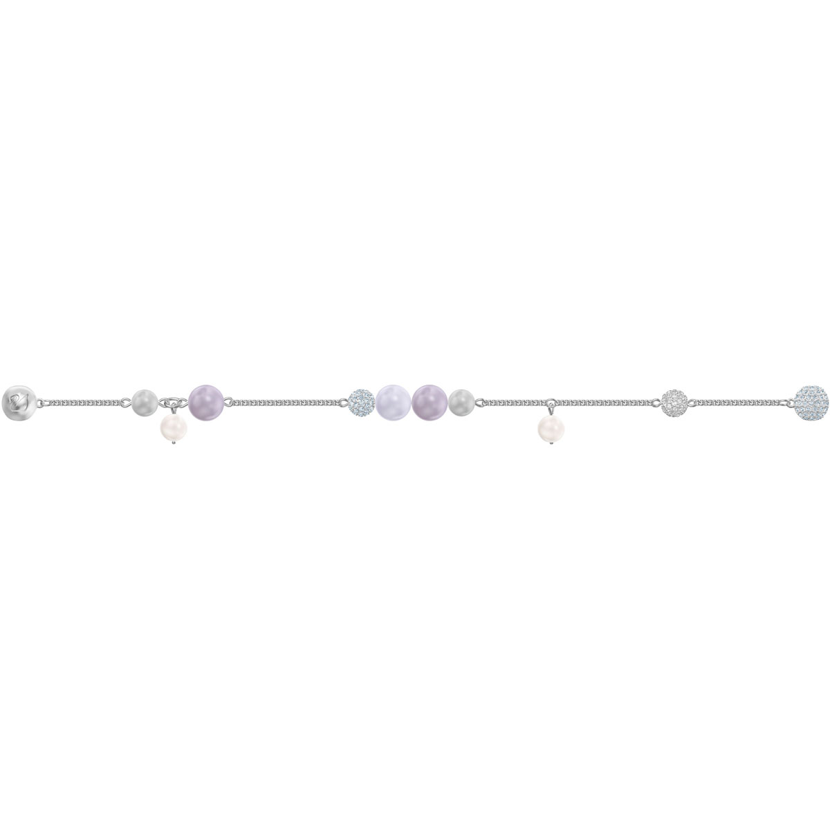 Swarovski Remix Collection Bracelet Pearl Strand in Rhodium
