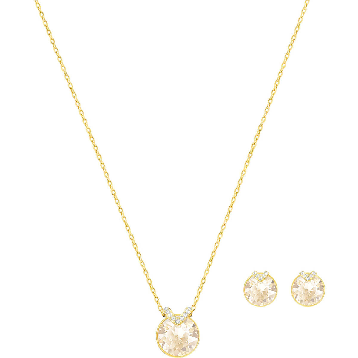 Swarovski Bella V Gold Set