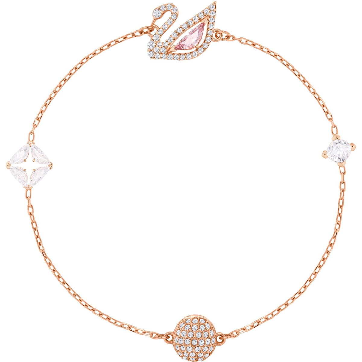 SWAROVSKI swan ブレスレット Amazon.com: Swarovski Swan Bangle Bracelet, Swan Motif with
