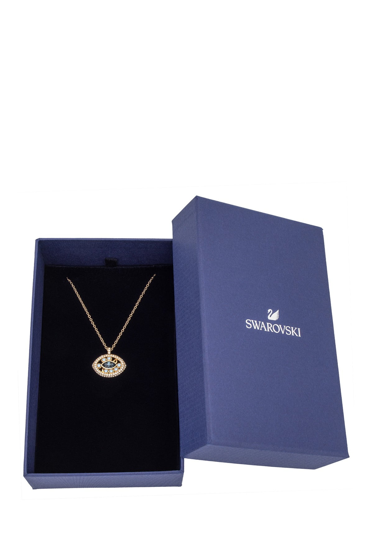 Swarovski Admiration Goldtone Evil Eye Pendant