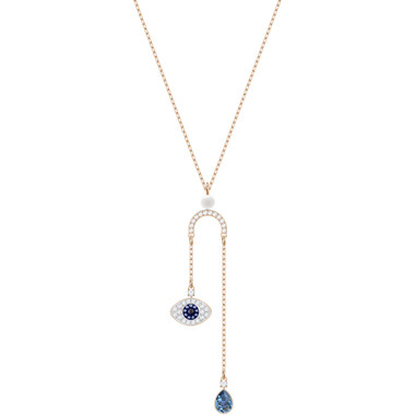 Swarovski Duo Evil Eye Y-Necklace