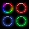 NITEHOWL® RECHARGEABLE LED SAFETY NECKLACE - DISC-O SELECT™