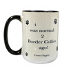 I Was Normal 2 Border Collies Ago, Mug