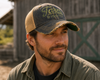 Farm Diggity Vintage Trucker Hat /Distressed/ Dark Navy & Khaki