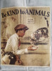 Be Kind To Animals Canvas Tote/ Vintage Addiction