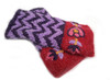  Peruvian Trading Co. Cut off Mittens Red / Purple 