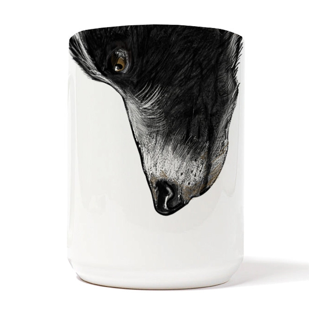 American Brand Studio Border Collie Snout Mug - Thumbnail 3