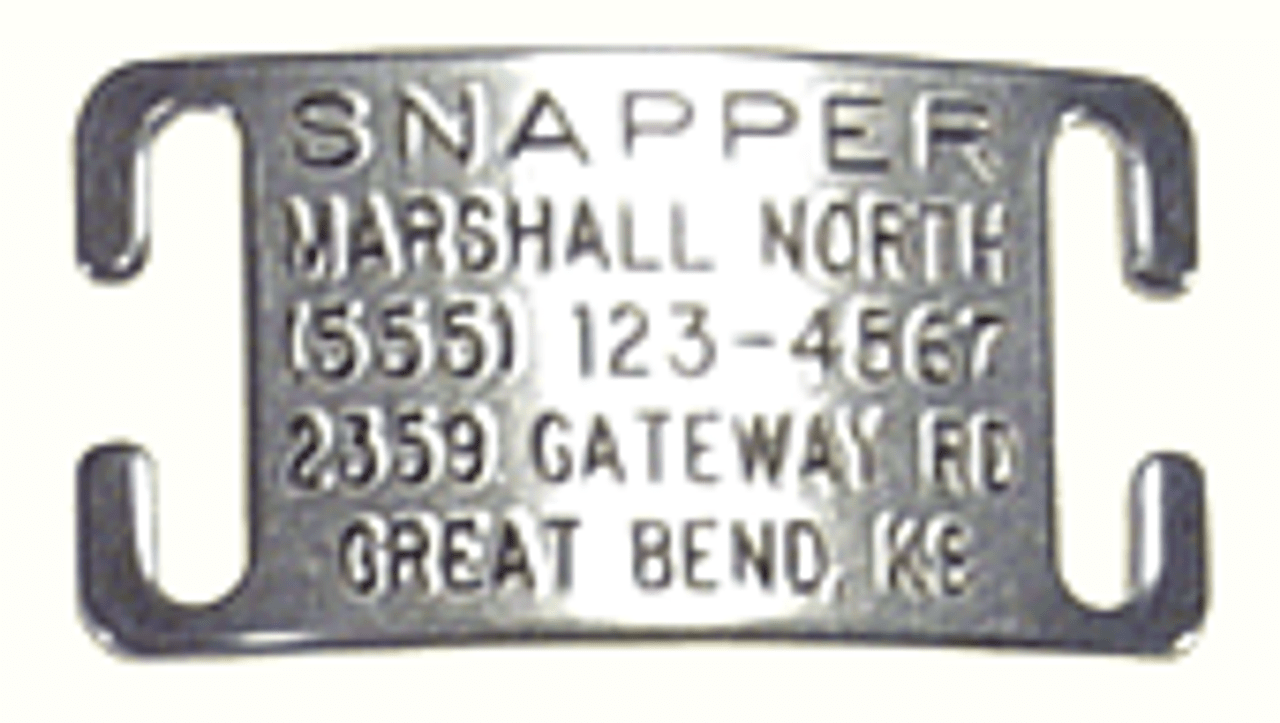 Boomerang dog tags Clearance