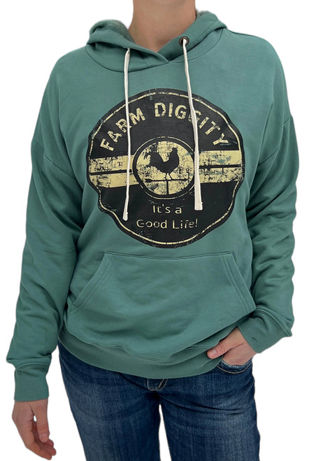 Farm Diggity Hoodie/ Green