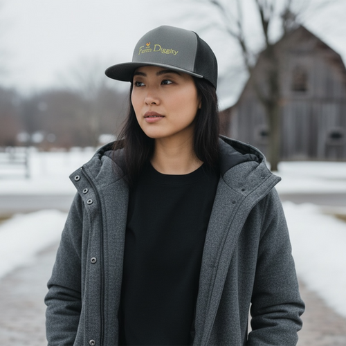 Farm Diggity Hat /Gray/ Black