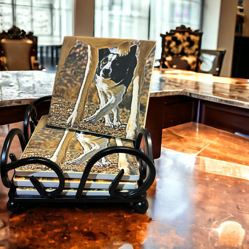 "Watching Ewe" Sandstone Coasters