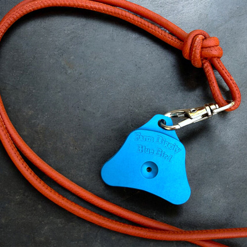 Soft Leather Lanyard / Farm Diggity - Swivel Clip Soft Leather Lanyard / Farm Diggity - Swivel Clip