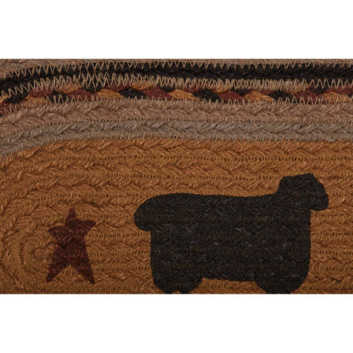 Heritage Farms Sheep Jute Placemat Set of 6  Heritage Farms Sheep Jute Placemat Set of 6
