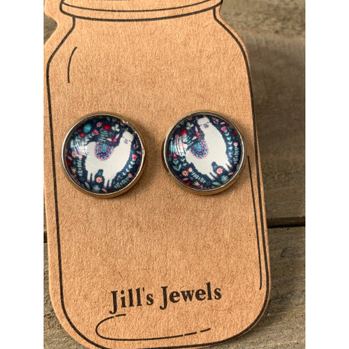  Llama Stud Earrings / Jill's Jewels
