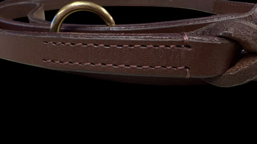 Flat Braided Leather Leash