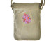 Canvas Crossbody Bag/ Desert Sand Pink Floral / Vintage Addiction