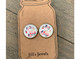 Floral Paw Dog Cat Animal Stud Earrings / Jill's Jewels