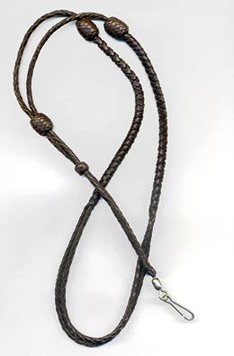 Hand Braided Leather Lanyard • Dima Whistles