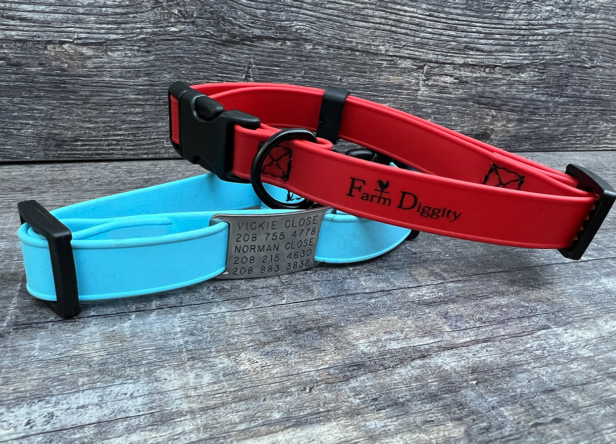 Adjustable buckle Biothane Dog Collars