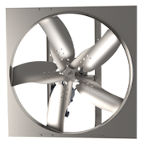 Sidewall Belt Drive Propeller Exhaust Fan (1Ø/115V; Up to 25109CFM)(1-1/2 HP)