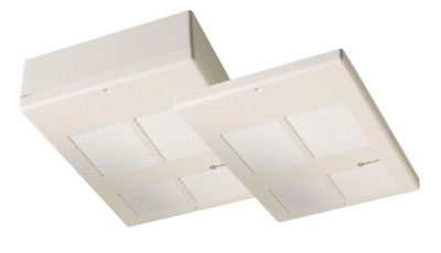 Ouellet OACP 6000W - (480V/1Ø) - Commercial Ceiling Fan Heater - White