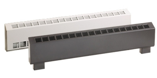 Ouellet ODIA - 1500W (277 V / 1Ø) Steel Sloped Top Draft Barrier - White