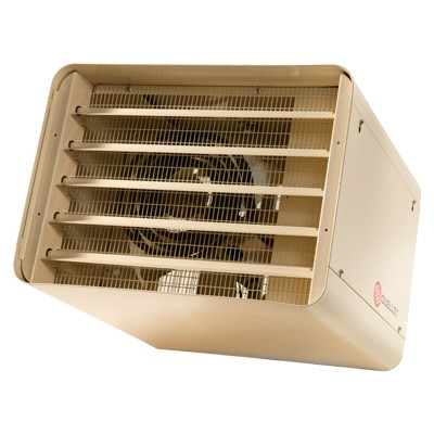 Ouellet OAS 5kW - (208V/1Ø) Commercial & Industrial Suspended Unit Heater - Almond
