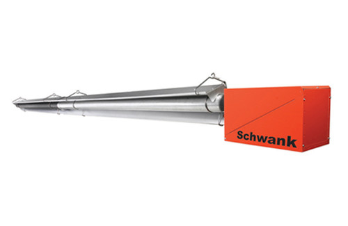 Schwank 2-Stage Tube Heater:  155/110,000 Btuh NG; 40 FT; USA