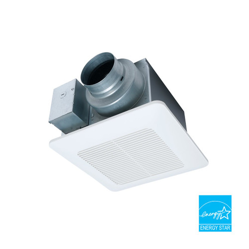 Panasonic WhisperCeiling  DC Fan with SmartFlow  with Light, 4" Duct - (120V / 60Hz / 1Ø)