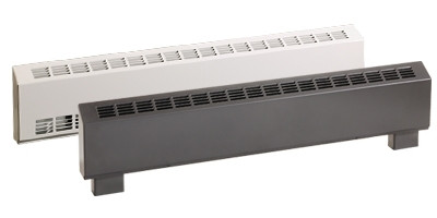 Ouellet ODIA - 1500W (208 V / 1Ø) Steel Sloped Top Draft Barrier - Almond - 2170mm