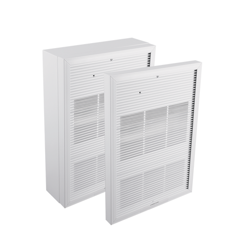 Semi recessed 2 in. trim kit single unit bronze