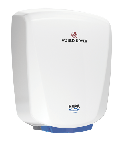 Ouellet OSM-VD 950W - (110-240V/1Ø): AirDuo Hand and Hair Dryer - Brushed Stainless Steel