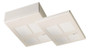 Ouellet OACP 1125W - (208V/1Ø) - Commercial Ceiling Fan Heater - Almond