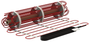 Ouellet OWS-T – 2500W (208V/1Ø): Floor Heating Cable for Snow Melting on Mat
