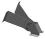 Wall mount brackets:  Painted steel