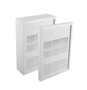 Ouellet OAWH 12000W - (480V/1Ø) Architectural Aluminum Wall Fan Heater - White