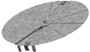 RRN - 6" Round Damper, Radial Blade, Neck Mount