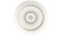 P3 - Adjustable, Steel 3-Cone Round Diffuser, 6 RD, White