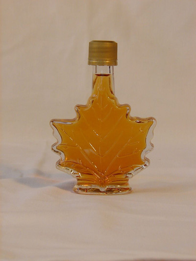 Maple Syrup 50 Ml Glass Leaf