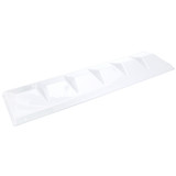 BAFFLE
 12-1/8" X 44-5/8" X 3" DEEP
 WHITE PLASTIC
 HOSHIZAKI B-500PF, B-700PF, B-800PD, B-800PF, B-800SD,
 B-800SF, KM-900MRH, KML-600MAH, URC-12F