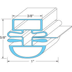 26 1/2 in x 25 3/4 in Door Gasket